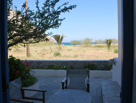 Room balcony at Hotel Afroditi in Sifnos