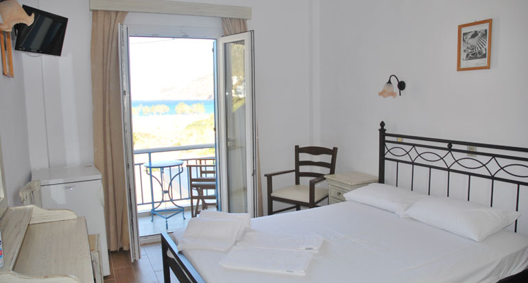 Chambre double à l'hôtel Aphrodite à Sifnos
